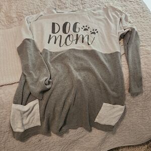 Dog Mom Two-Tone Sweater